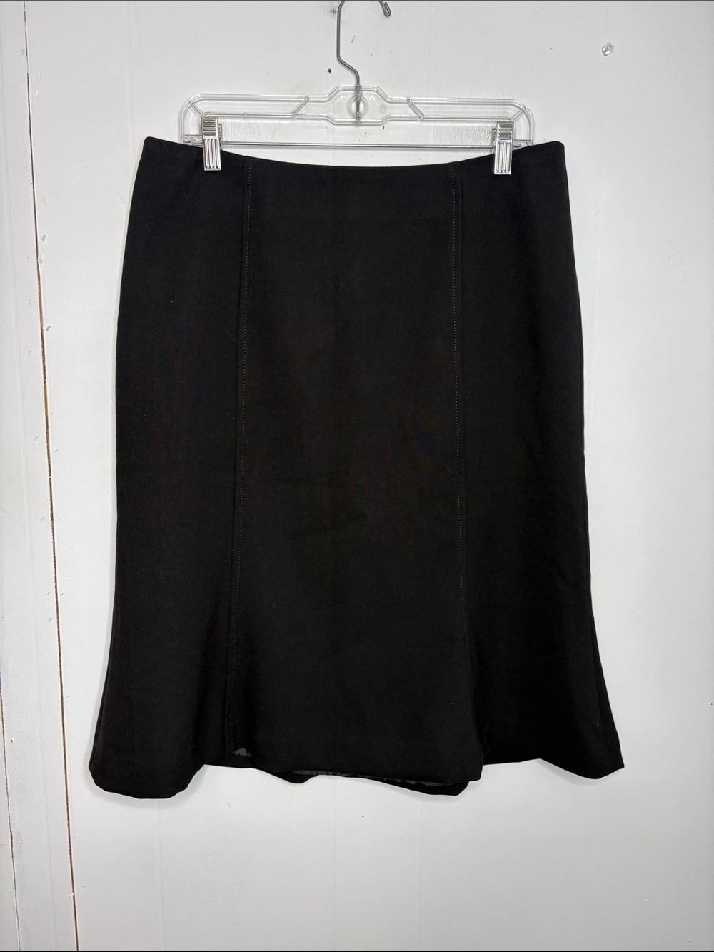 Talbots Skirt Womens 12 Midi Skirt Lightly Flared Classy Modest Office Corpcore